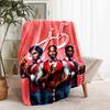 1pc Blanket Delta Sigma Theta logo Print Design, Lightweight Blanket for Sofa, Bed- Soft &Warm, Gift for All Seasons like Christmas, Halloween