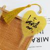 5Pcs DIY Bodhi Leaf Vein Bookmark Handmade Bookmark Pendant Vintage Southeast Asian Bookmark  Home