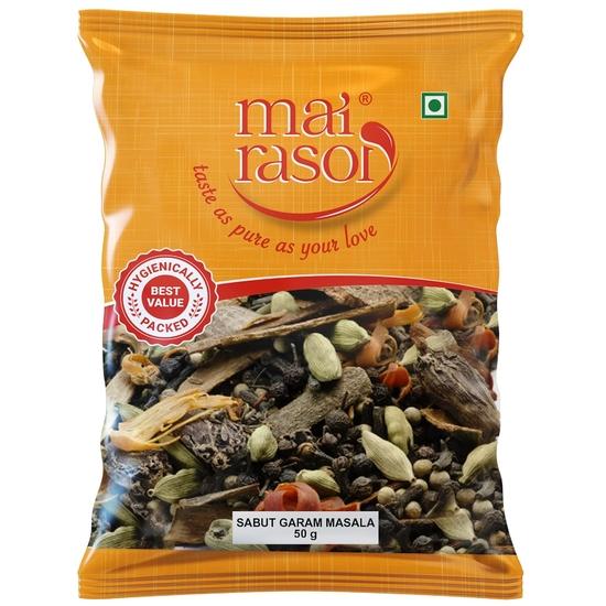 MAI RASOI Whole Sabut Mix Garam Masala (50 Gram)