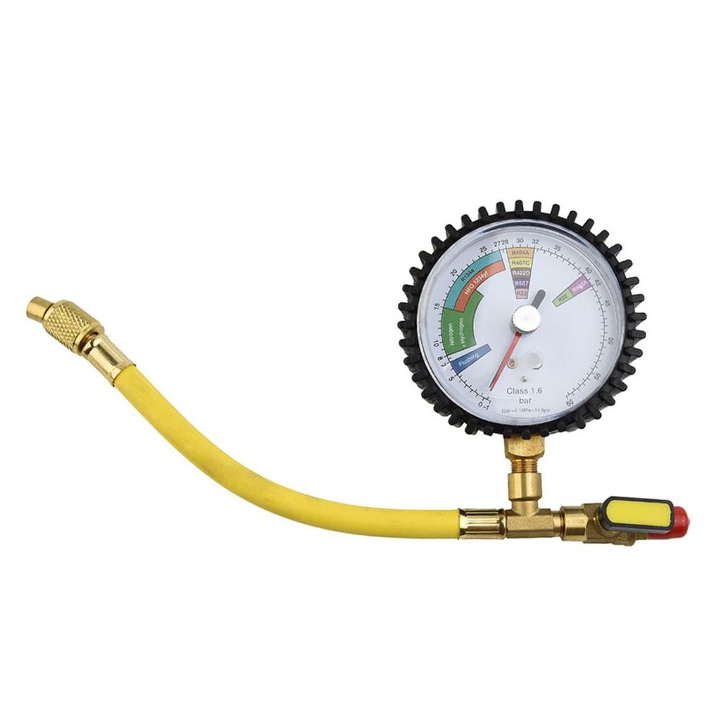 Nitrogen Pressure Tester Air Conditioner HVAC Systems Cold Test Table Regulator For R134a R22 R407C R410A Pressure Gauge Tools