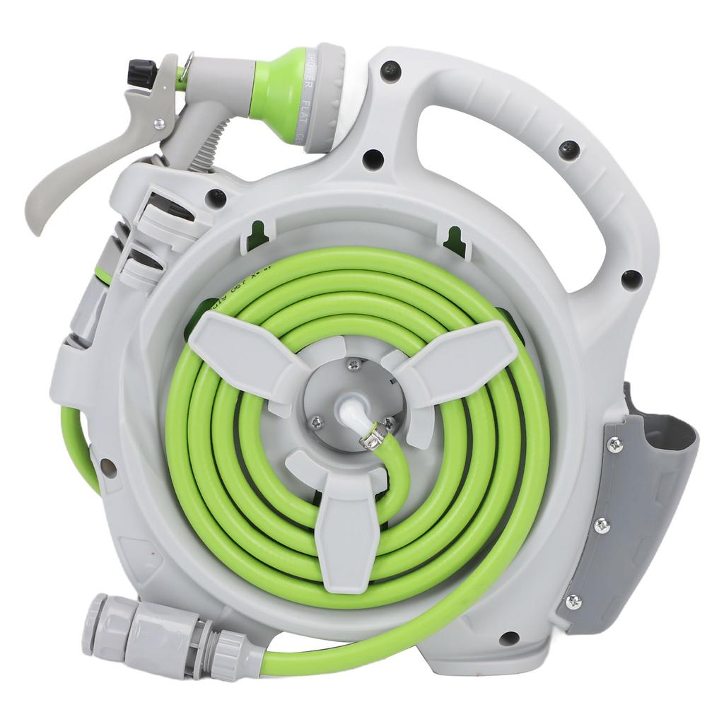 Retractable Garden Hose Reel, 45.9ft Portable Hose Reel, for Garden Watering Balcony Patio Car Washing Pet Cleaning