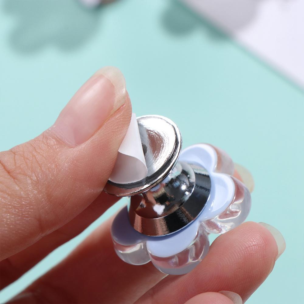 Nail Protector Toilet Presser Flower Shape Water Press Flush Button  Auxiliary Devic