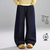 ASK JUNIOR Girls' Loose Straight-Leg Denim Jeans