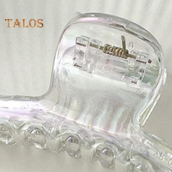 Women Hair Claw Transparent Design Strong Grip Hair Clip Back Head Large Size Hair Organizer Hairstyles Accessories