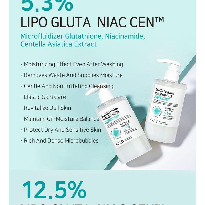 APLB - Glutathione Niacinamide Body 2 Types Sachet Set