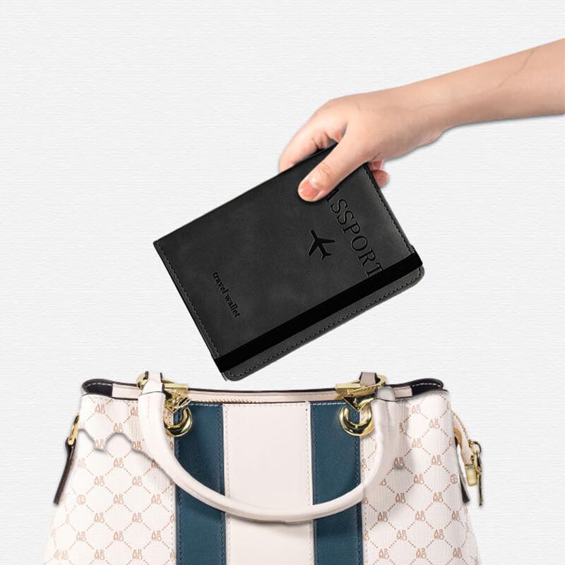Portapasaporte de Viaje con Bloqueo RFID