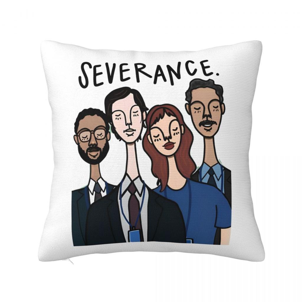 Severance The Work Square Pillow Covers Polyester Room Cushion Cover Funny Decor Pillow Cover 4040