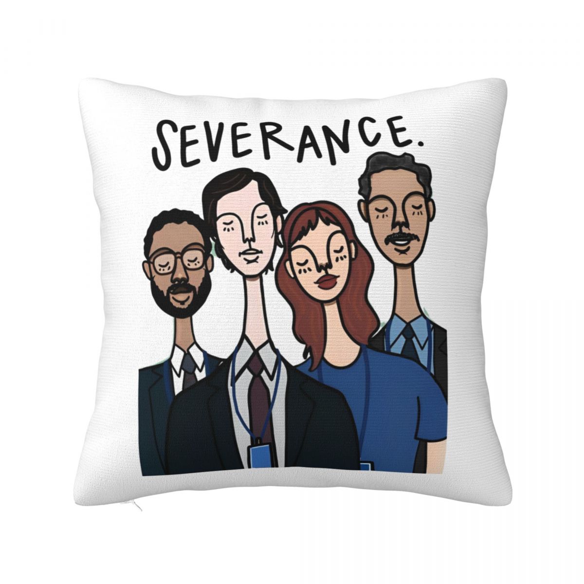 Severance Lumon Logo Square Pillow Cases Cushion Covers Awesome Polyester Decor Pillowcase for Sofa 18 30x30cm