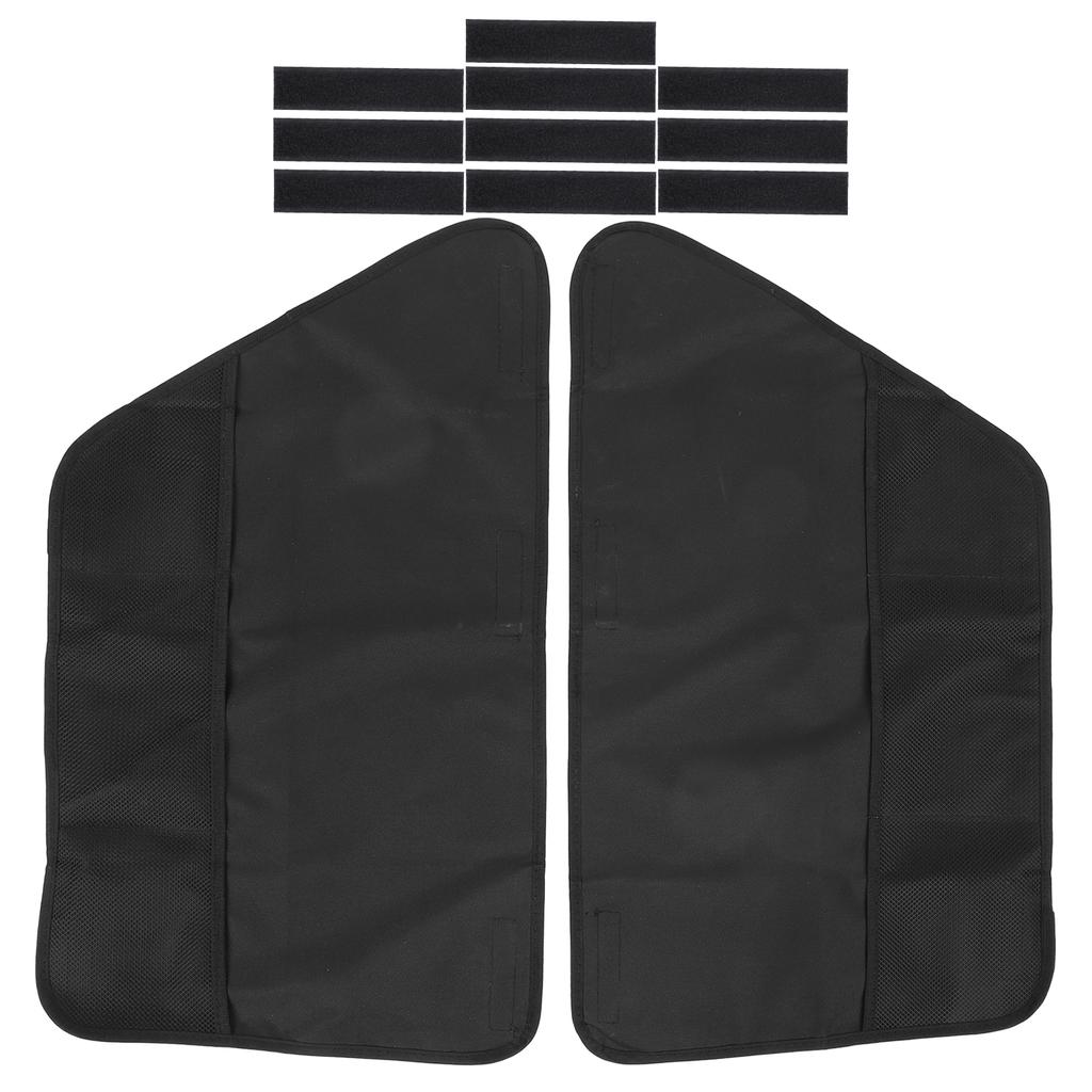 2pcs Pet Car Door Guard Protector Storage Bag AntiScratch for Dog Traveling Outside