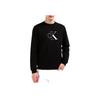 Calvin Klein Letter Round Neck Long Sleeve Sweatshirt Men Sweatshirt Black J30J326034-BEH