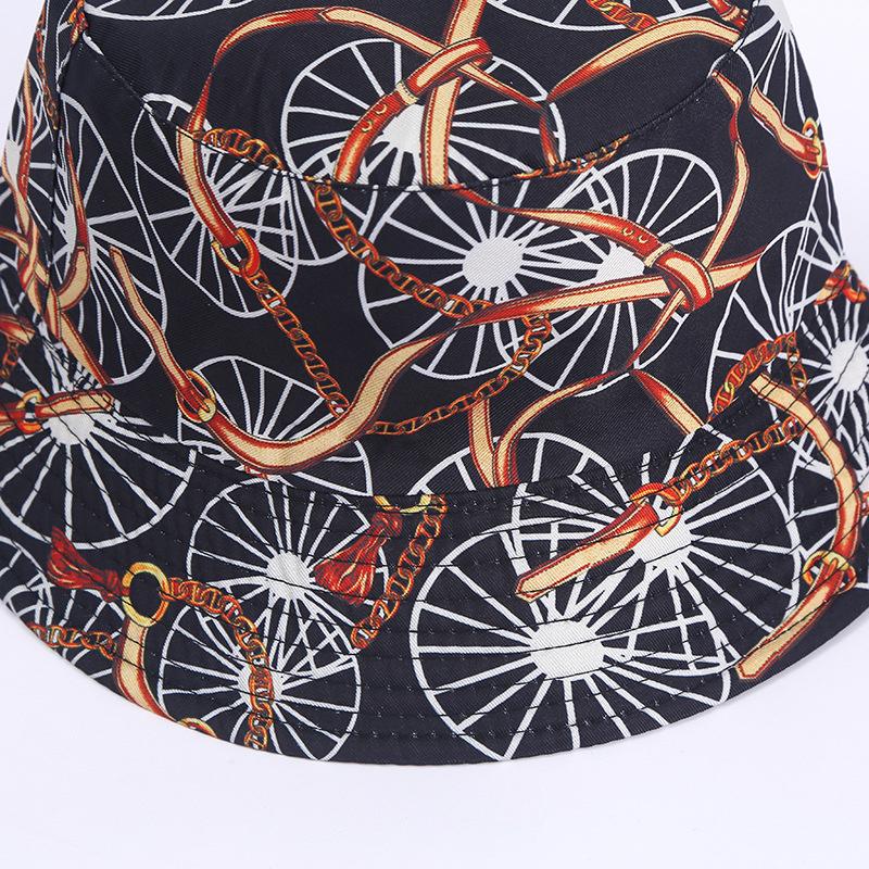 Vintage Paisley Print Bucket Hats Women Summer Double-Side Hip Hop Caps Men Outdoor Hip Hop Panama Fisherman Hat 2023 Fashion
