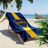 Boca Juniors Print Beach Towel, Large Soft Quick Dry Towel for Beach Camping Swimming