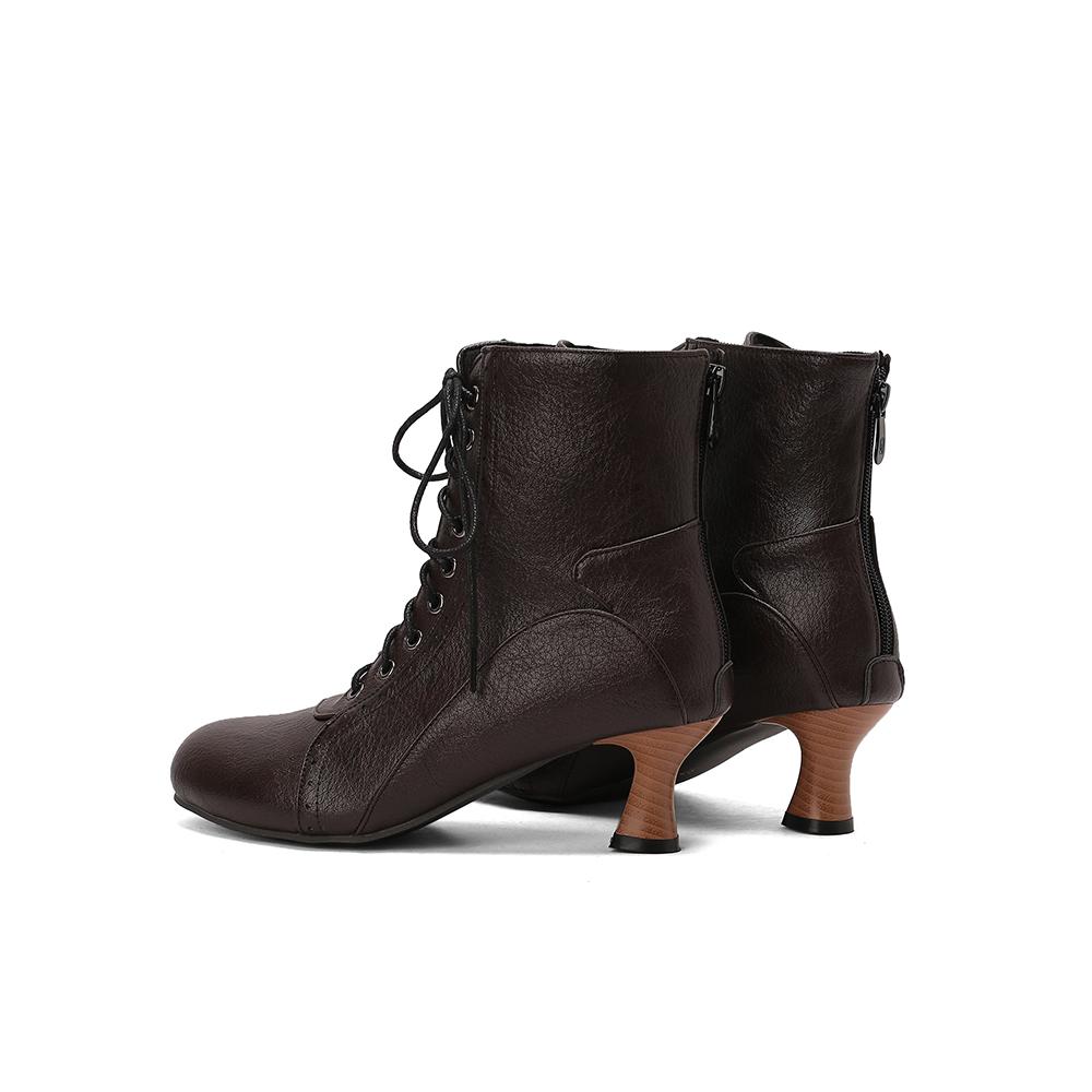 

Винно-красный Зеленый Женские Ботильоны Круглый Носок Высокий Каблук Большой Размер 50 48 чёрный