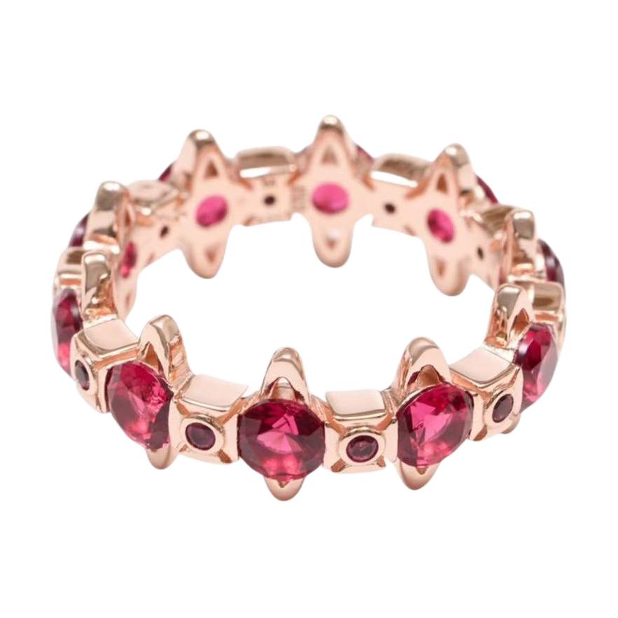 

Vivienne Westwood Hollow Design Ring Women rings Rose-Gold Red 6404016901G366G366 Box+Shopping Bag,S