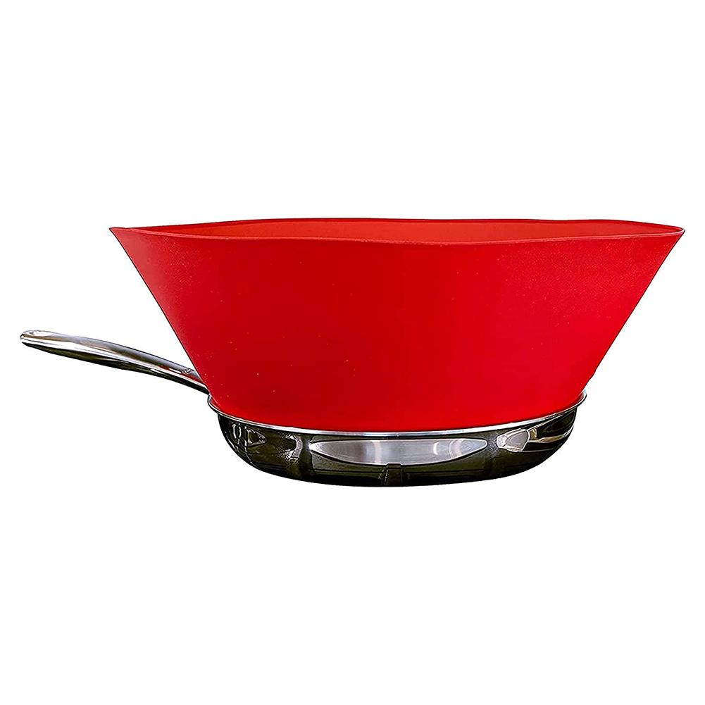 

Силиконовая крышка от брызг, защита от перелива Силиконовая крышка от брызг, крышка от брызг масла, масляный экран, идеальная защита от брызг, сковорода красный