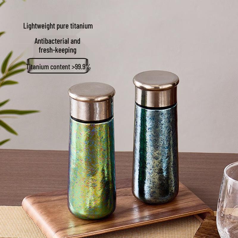 Chu Wu Jia Cloud Pocket Pure Titanium Travel Mug