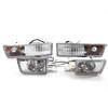 Set 4 bucăți mașină afumată bară față ceață + lampă de semnalizare pentru VW Golf 3 1992 1993 1994 1995 1996 1997