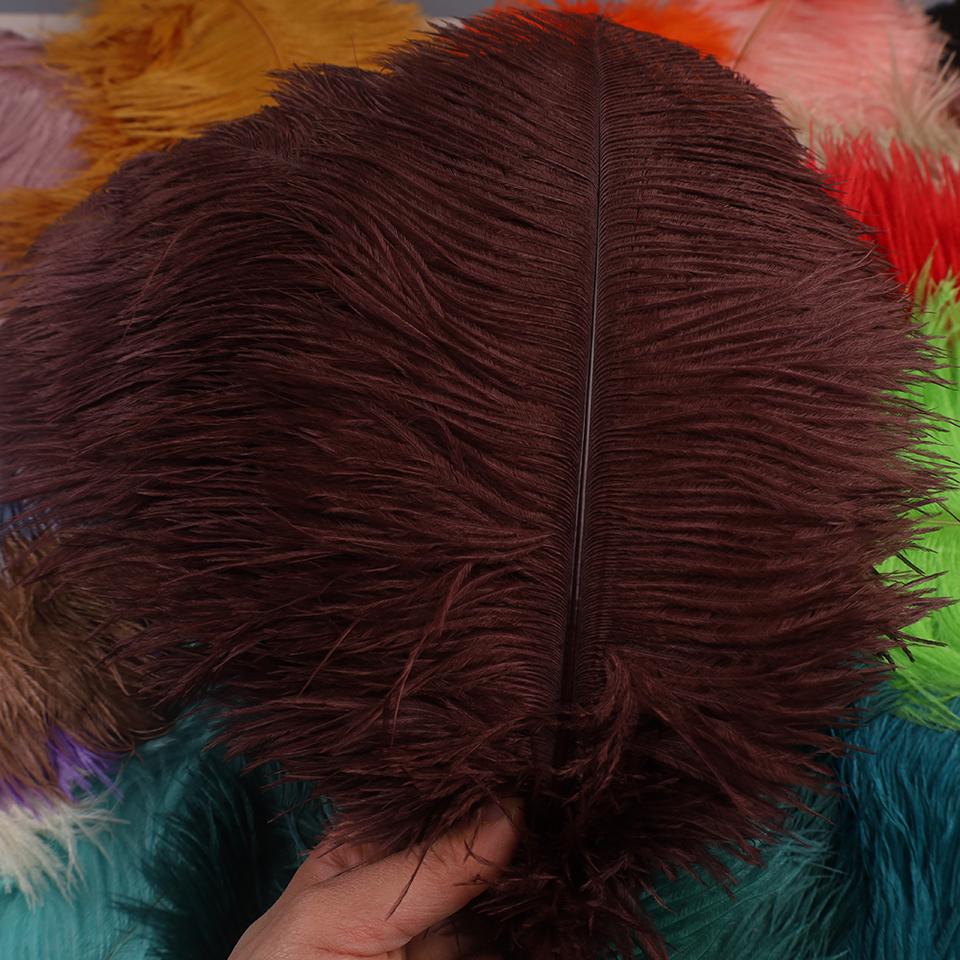 50pcs Ostrich Feathers for Crafts Wedding Decoration Handicraft Accessories Table Centerpieces Carnival Plumas Decor Wholesale