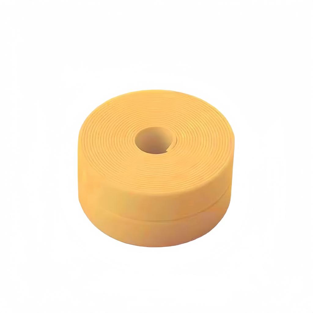 1pc 1mX3.8cm Waterproof Sealing Tape Strips PVC Self Adhesive Wall Sticker for Bathroom Shower Bath Seal Caulk Strip Sink
