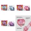 Heartshaped Stress Ball Soft Touch Reboundable Portable Handheld Toy For Adults And Kids