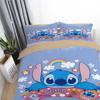 Luxurious 3d Cartoon Stitch Anime Bedding Set With Comforter Cover And Pillowcase