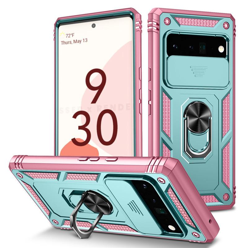 Applicable To Google Pixel 9A Sergeant Push Window Mobile Phone Case Pixel 10 Bracket Anti-drop Protective Case