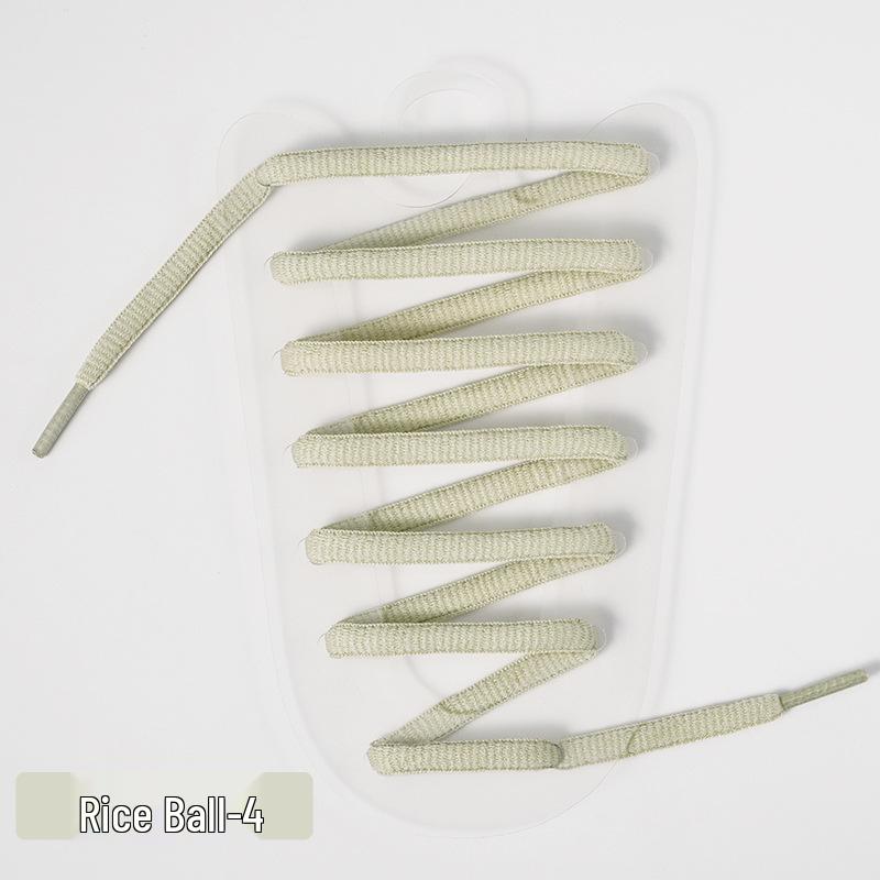 Lin Feng Flat Oval Shoelaces for Kyrie 7, Dunk Sneakers, Board, and Basketball Shoes - Unisex