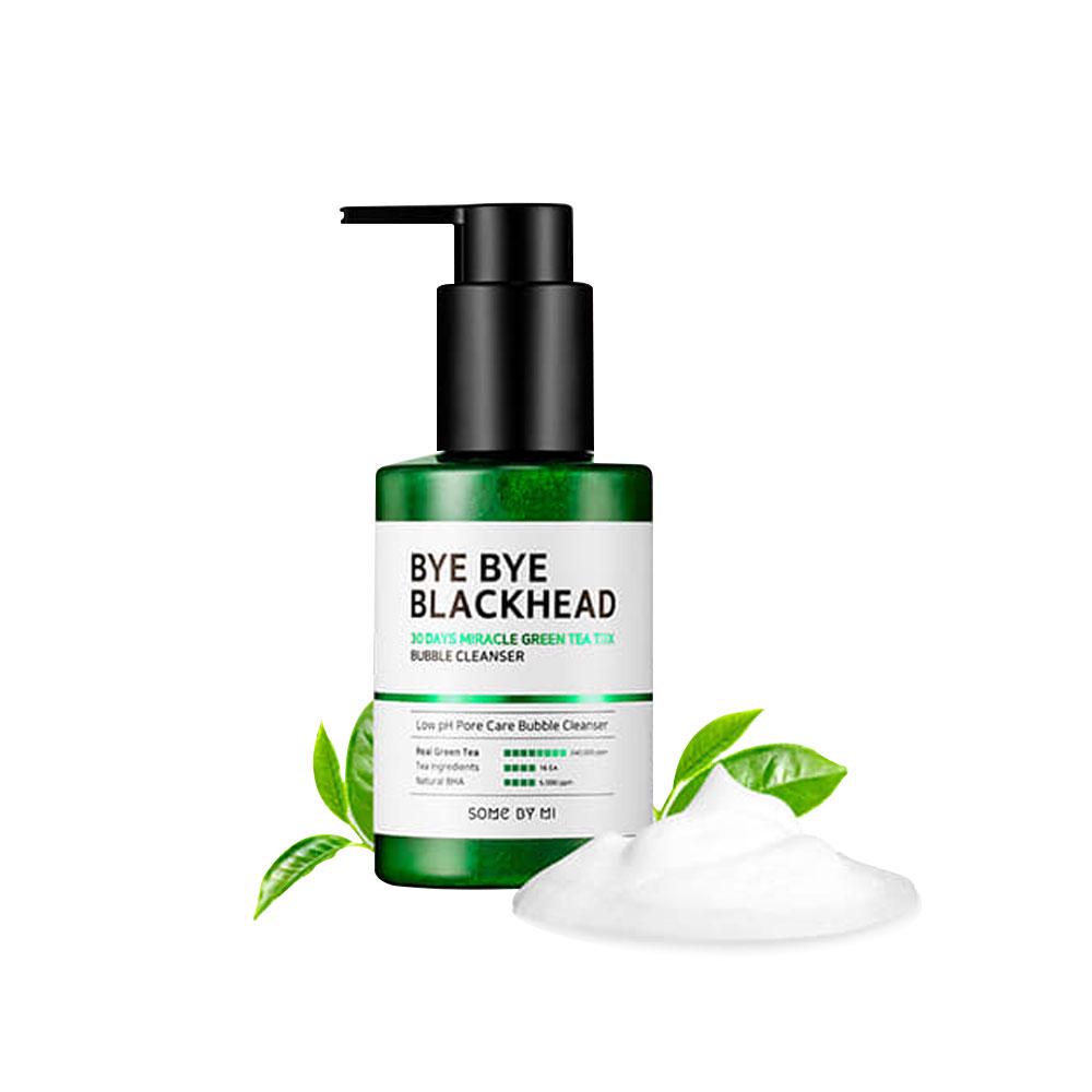 

Очщающее средство для лица против черных точек с зеленым чаем Bye Bye Blackhead 120г