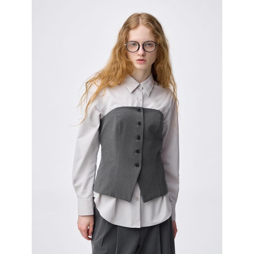 Uniqlo Gu Front Button Bustier