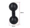 Aluminum Motorcycle Phone Mount: 20mm to 17mm Ball Head Adapter