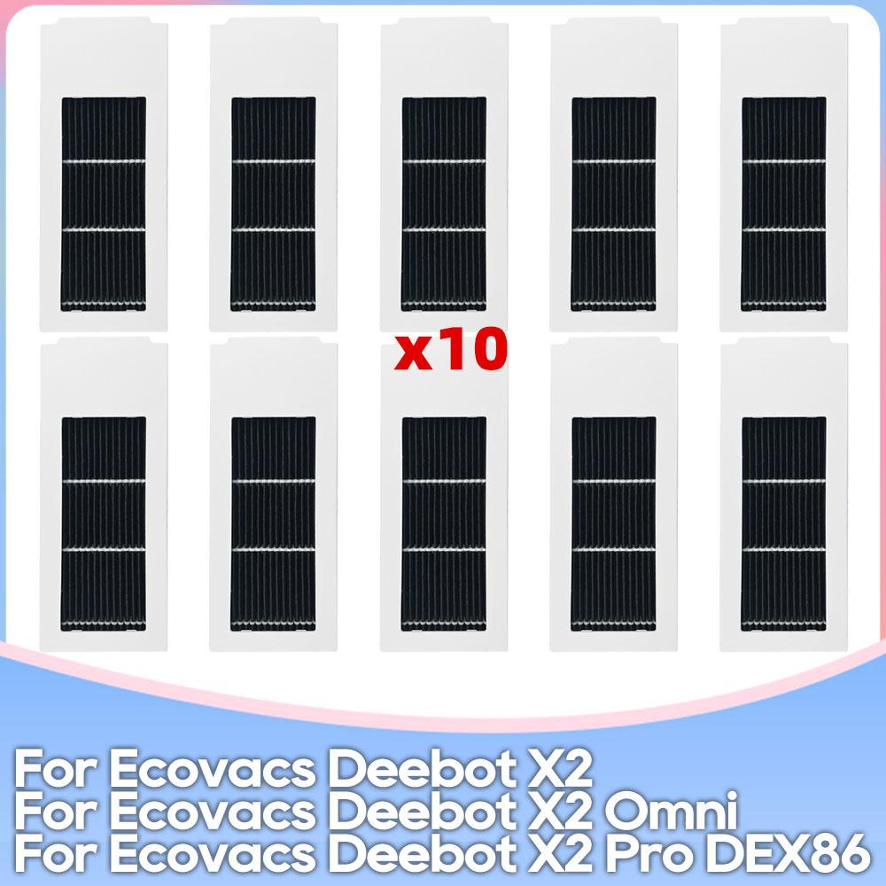 Passend für Ecovacs DEBOT X2 Omni /  X2 Pro / X2 Pro Omni / X2 Combo DEX86 Teile Hauptbürste Seitenbürste Filter Mopptuch Staubbeutel