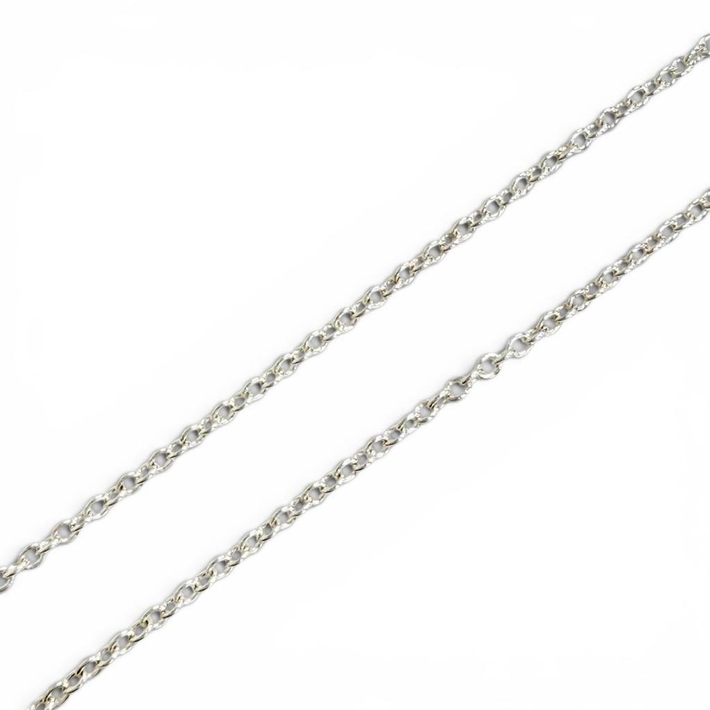 Excellent TIFFANY&Co. Necklace Pink Double Heart Tag Pendant Silver 925 Women Used