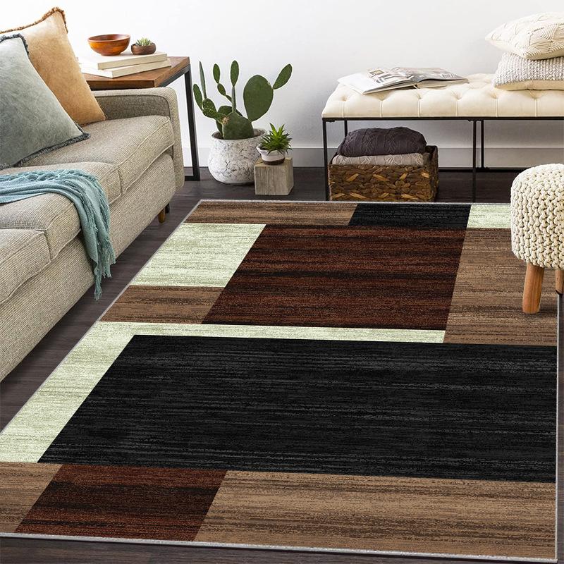 Tapijt in Scandinavische stijl Woonkamer Amerikaanse salontafel Bank Slaapkamer Etnische stijl Huis Vloermat