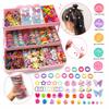 155/577Pcs Colorful Girls Hair Bands No Hurt Hair Hair Clips Kids Hair Accessories  Girls Children