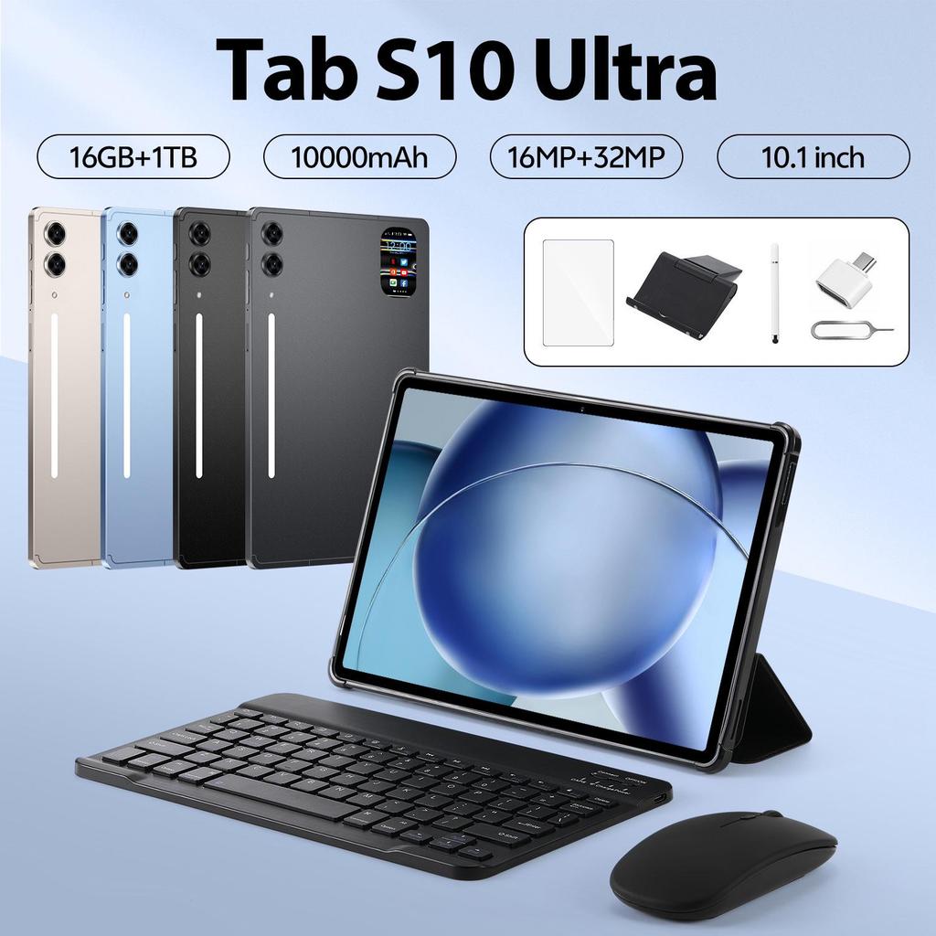 Nouă Tabletă Inteligentă Tab S10 Ultra Android 16GB+1TB - Ecran HD de 10.1 inch