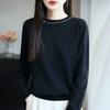 Sweater for Women Autumn Winter Thickened Warm Knitted Stretchy Long Sleeve Oversize Tops