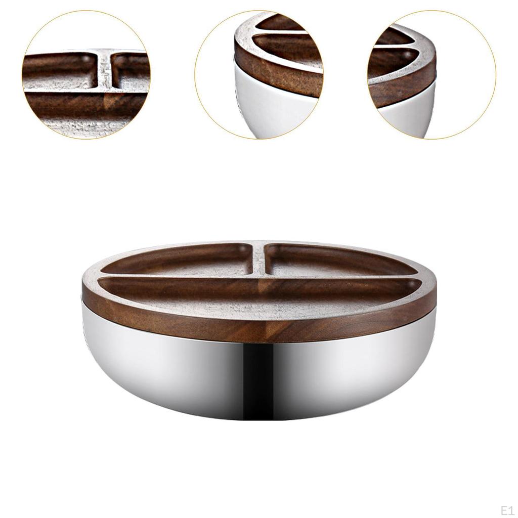 Stainless Steel Candy Storage Jar Fruit Holder Farmhouse Decor Container Table Organizer Snack