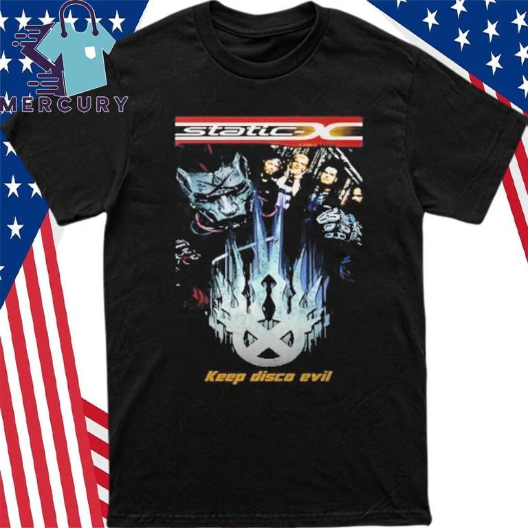 Static-X Keep Disco Evil 25 T-Shirt Unisex T-Shirt L