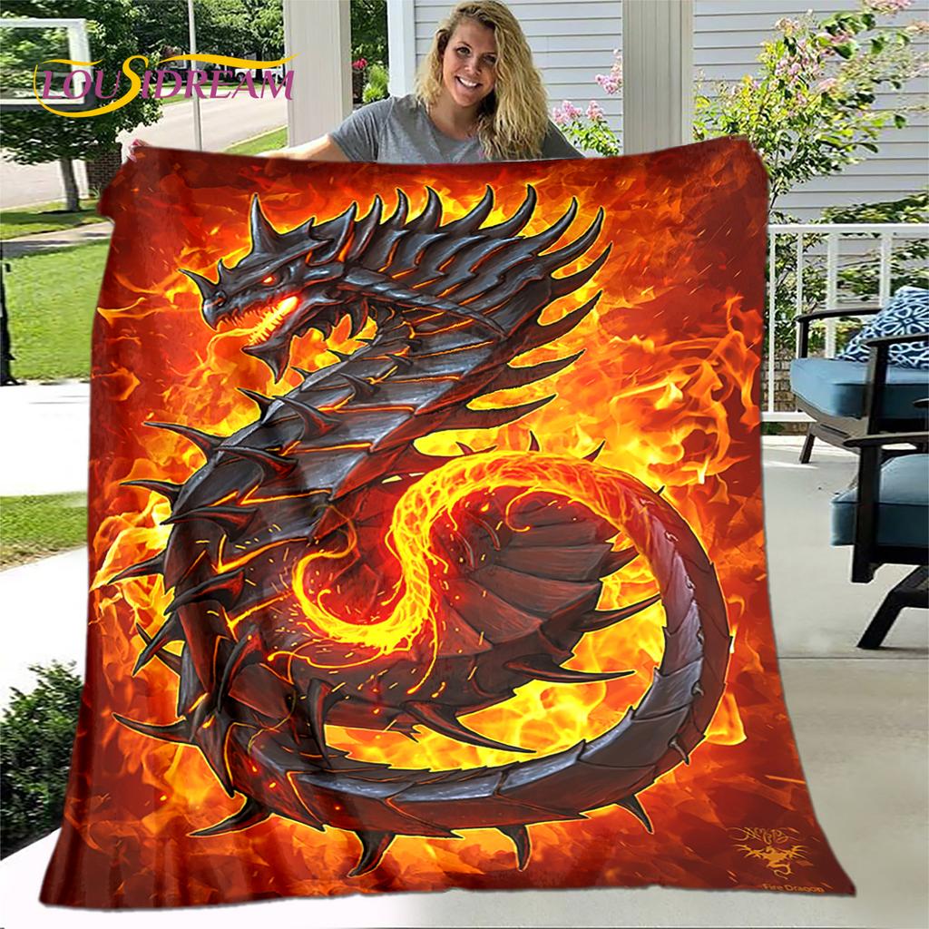 New Cartoon Mortal Kombat Blanket,Flannel Blanket Throw Blanket,Soft Warm Blanket for Living Room Bedroom Beds Sofa Decor Gift