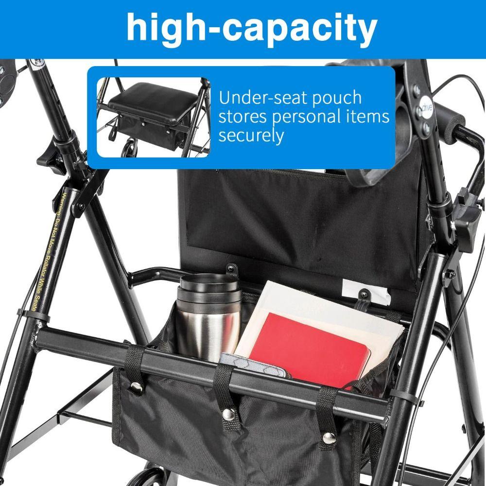 Hanging Wheelchair Storage Hanging Bag Large Capacity Under Seat Rollator Pouch  Outdoor