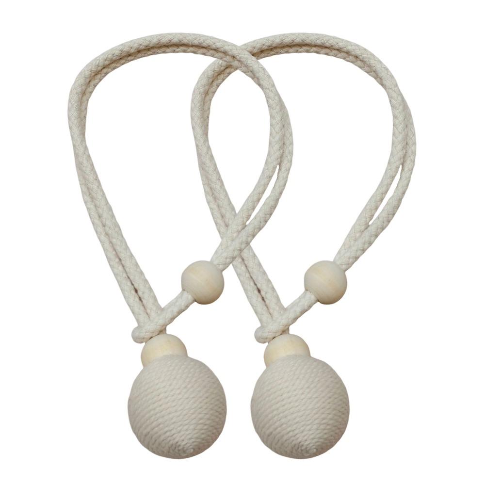2Pcs Set No-drill Bohemia Curtain Tiebacks  Curtain Decor Organization