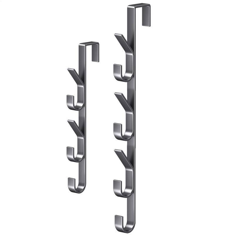 Door Hanger Clothes Hanging Carbon Steel Sturdy Over The Door Hooks Versatile Clothes Hanger Home Storage Organization Hooks