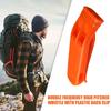 1/10 Stück PP Kunststoff Outdoor Camping Wandern Überleben Rettung Notfall Laute Pfeife Sportspiel Doppelpfeife Dualbandpfeife