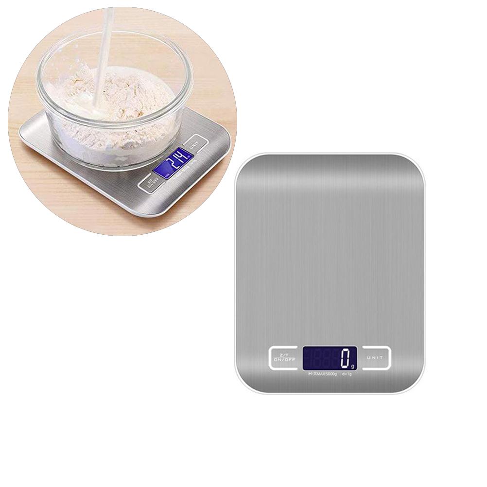 High 5kg 1g Electronic Kitchen Scales LCD Digital Food Scale Weight Scale Measuring Tools