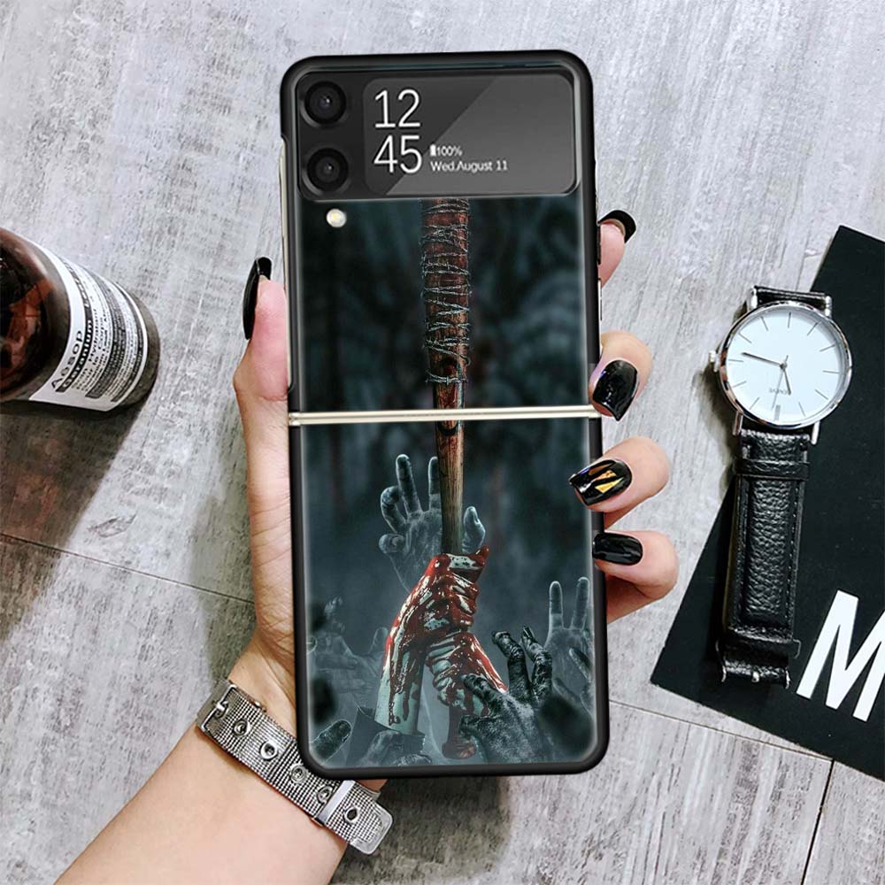 

Negan The Walking Dead Cases For Samsung Galaxy Z Flip 4 5 6 7 3 Z Flip7 Flip6 Flip4 Flip5 Flip3 5G Hard Shockproof Fundas Cover Samsung Z Flip 6