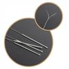 5Pcs Stainless Steel Ear Picking Kit With Gentle Feather Tips Non-Slip Handle for Salon Home Ear Health Care