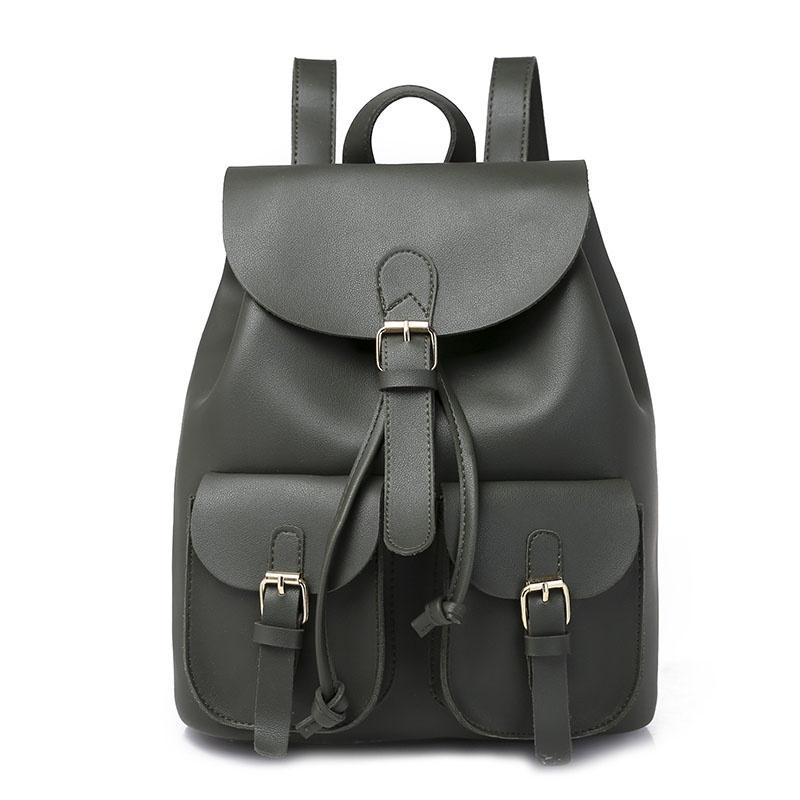 Chic Women's Pu Leather Backpack With Soft Material And Wear Resistant Design