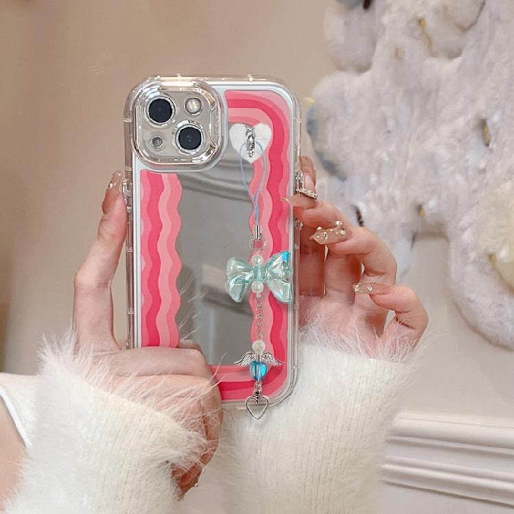 Stylish Heart Phone Charm Fashion Phone Lanyard Unique Bag Accessories Bowknot Phone Jewelry Suitable for Fashion Lover