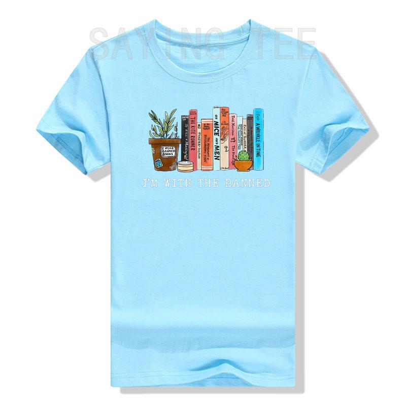 

Im with The Banned Books I Read Banned Books Lovers TShirt Avid Reader Clothes Librarian Graphic Tee Tops Life Style Gifts 3XL