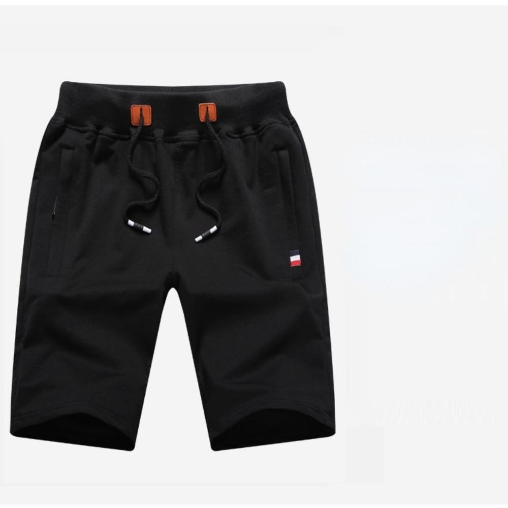 Pánské běžecké sportovní šortky Ležérní letní pas Elasticita Jednobarevné šortky Pánské kalhoty větší velikosti